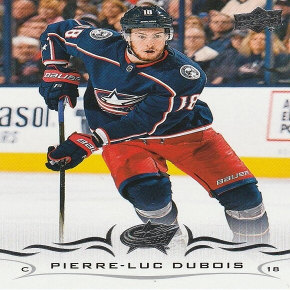 Pierre-Luc Dubois Columbus Blue Jackets NHL Hockey Card Collection - 2 Card Set - Picture 3 of 3